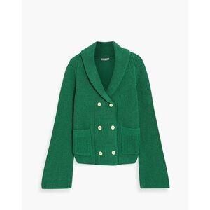 Alex Mill Marseille Double Breasted Cardigan Size Small Green